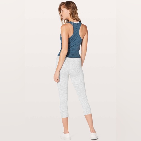 Lululemon Wunder Under Crop Hi Rise 21” leggings Wee are from space luon - Picture 3 of 9